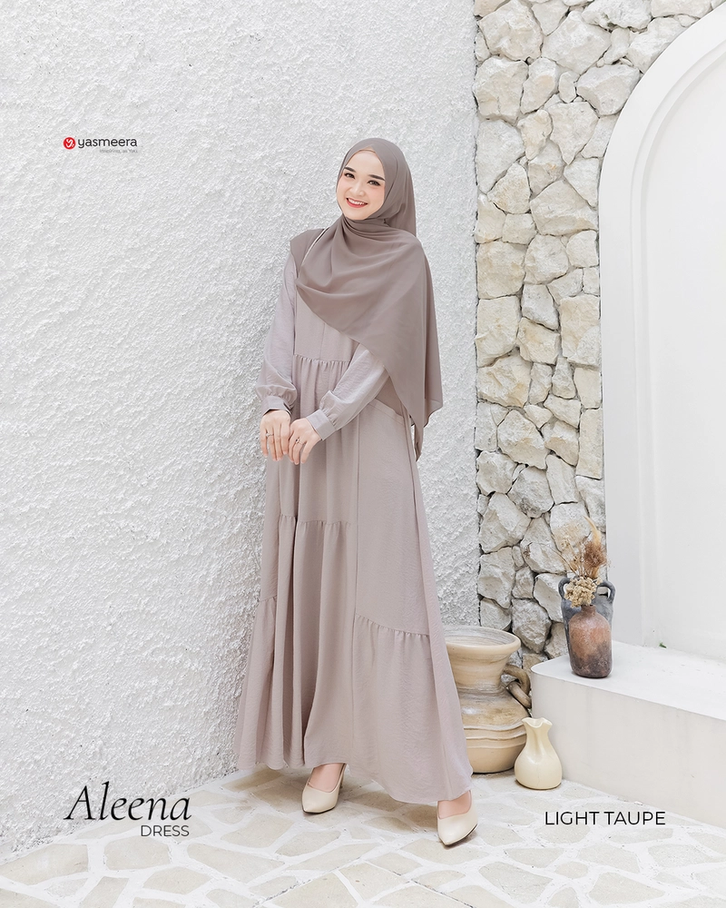 Product image Yasmeera Official - Gamis Aleena 3XL LIGHT TAUPE